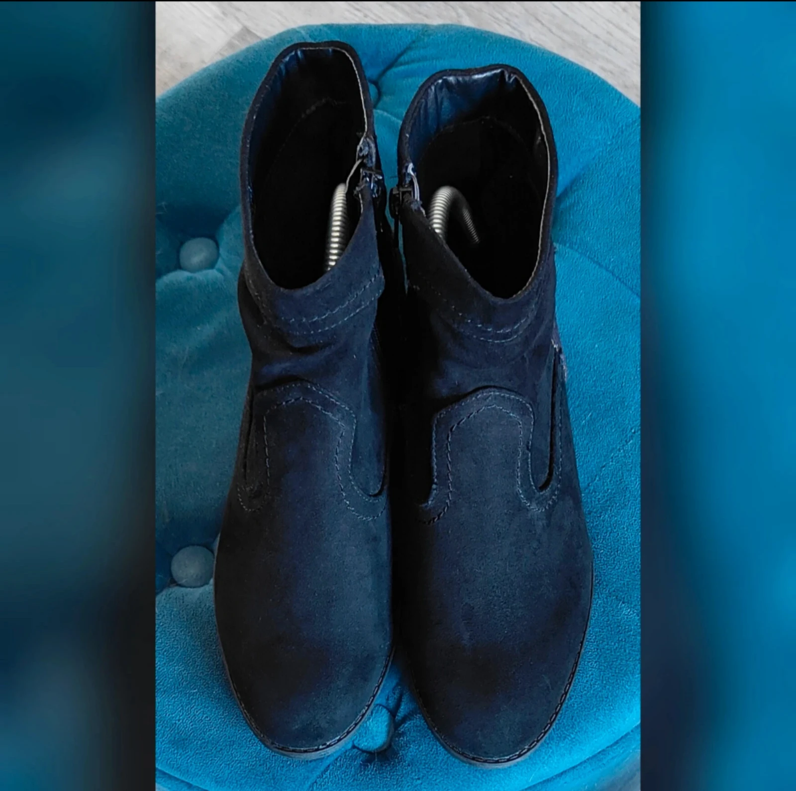 Cute black ankle boots Blue Box size 37 – photo 4